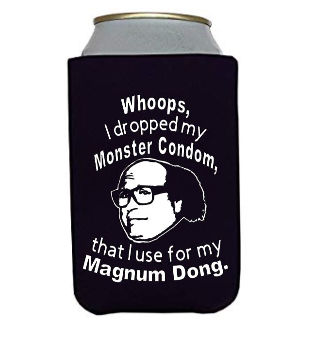 Frank Magnum Always Sunny in Philadelphia Koozie Can Cooler Holder Horror