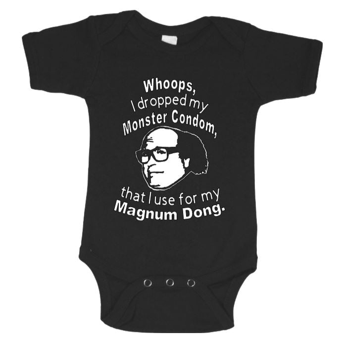 Frank Magnum Always Sunny in Philadelphia Childrens Bodysuit Newborn 24 Months Horror