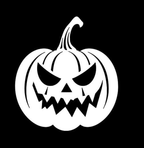 Grinning Pumpkin Vinyl Decal Sticker Halloween Horror Metaphysical