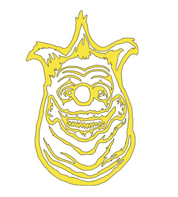 Fatso Killer Klowns Outer Space Vinyl Decal Sticker Halloween Horror Metaphysical