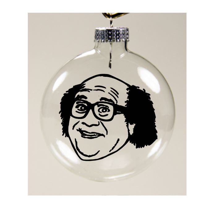 Frank Always Sunny Philadelphia Clear Christmas Ornament Shatterproof Horror