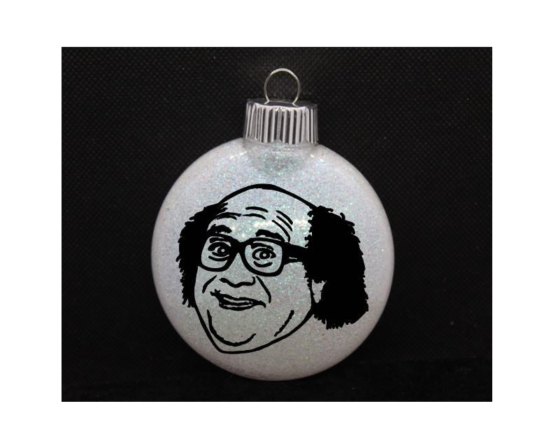 Frank Always Sunny in Philadelphia Glitter Christmas Ornament Shatterproof Horror