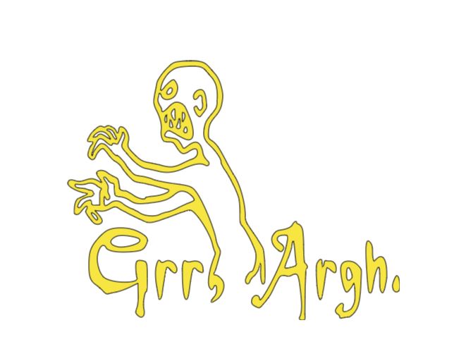 Grr Argh Buffy Vinyl Decal Sticker Halloween Horror Metaphysical