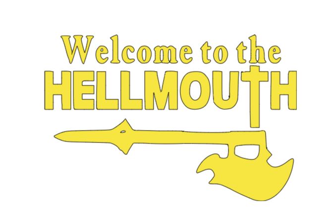 Hellmouth Buffy Vinyl Decal Sticker Halloween Horror Metaphysical