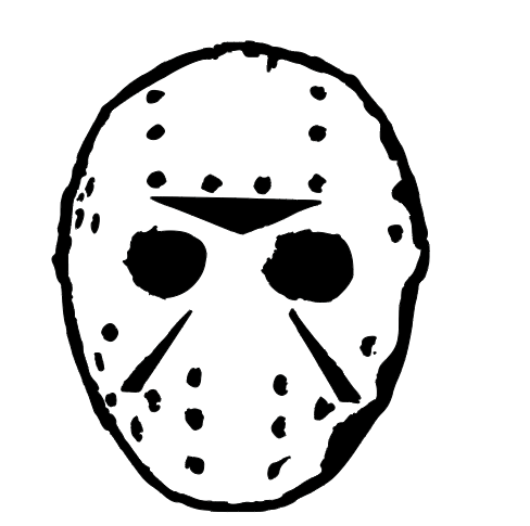 Jason Vorhees Friday the 13th Vinyl Decal Sticker Halloween Horror Metaphysical