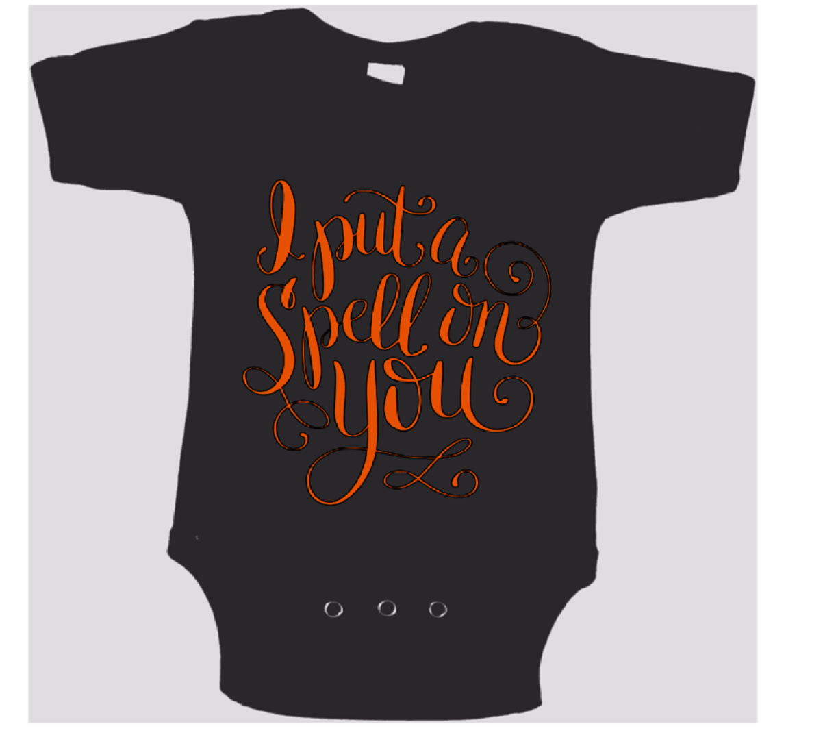 I Put a Spell on You Hocus Pocus Childrens Bodysuit Newborn 24 Months Horror Halloween