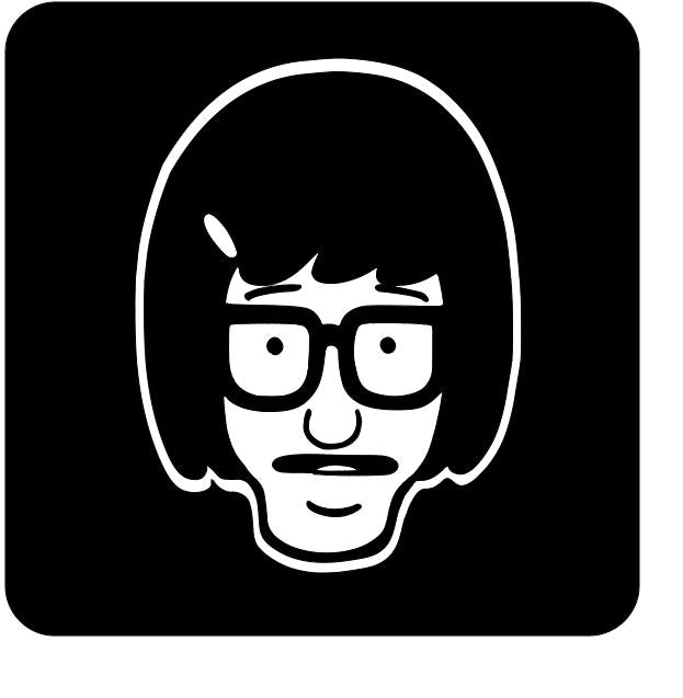 Tina Bob's Burgers Vinyl Decal Sticker Halloween Horror