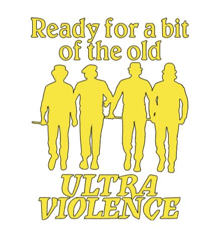 Clockwork Orange Droogs Ultra Violence Vinyl Decal Sticker Halloween Horror Metaphysical