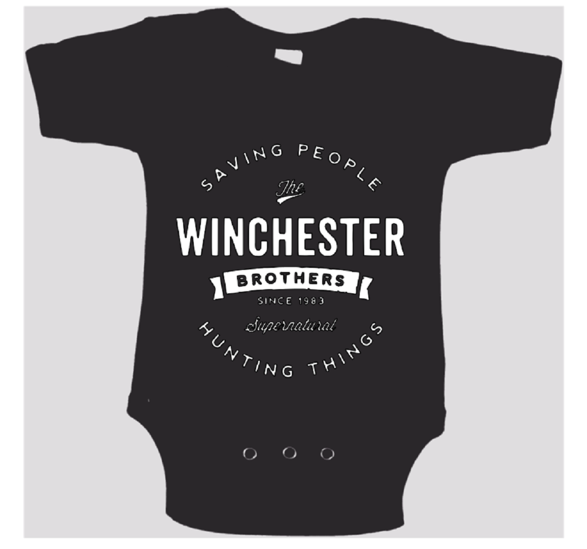 Supernatural Winchester Childrens Bodysuit Newborn - 24 Months Horror Halloween Metaphysical