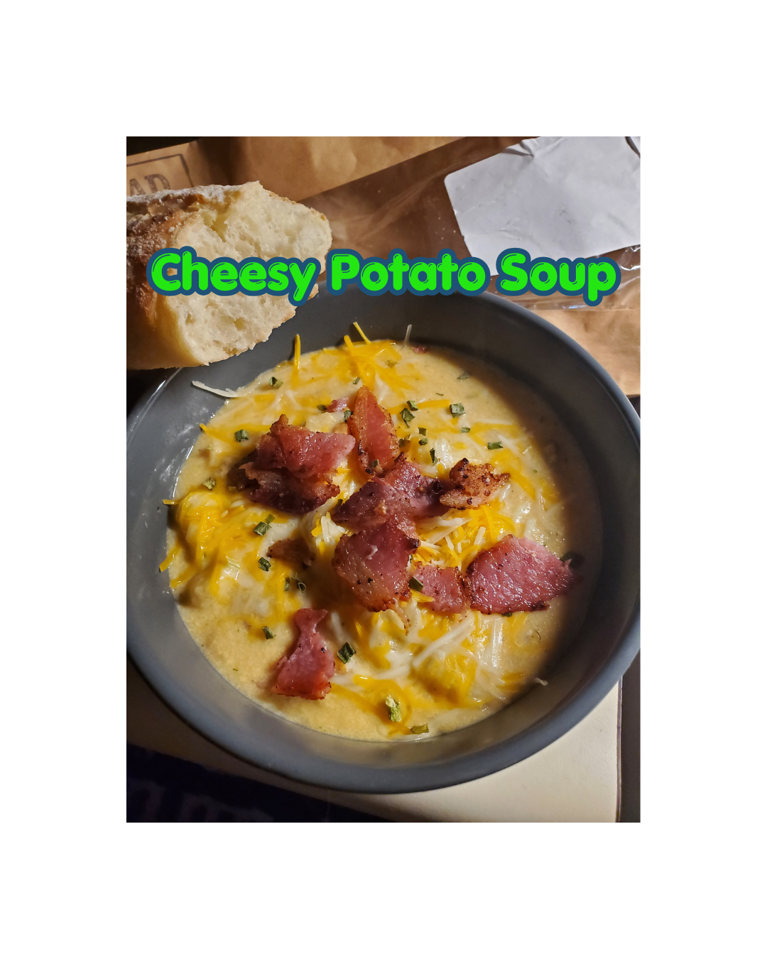 Cheesy Potato Soup Recipe