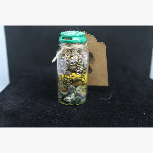 Enchanted Luck Spell Jar Witch Witchy Witchcraft Wicca Wiccan Pagan Metaphysical