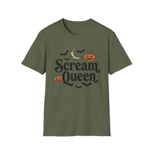 Scream Queen T-Shirt Halloween Spooky Horror Alternative Goth Clothing