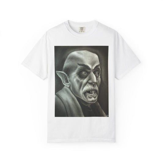 Nosferatu Vampire Original Art Portrait T-Shirt Horror Halloween