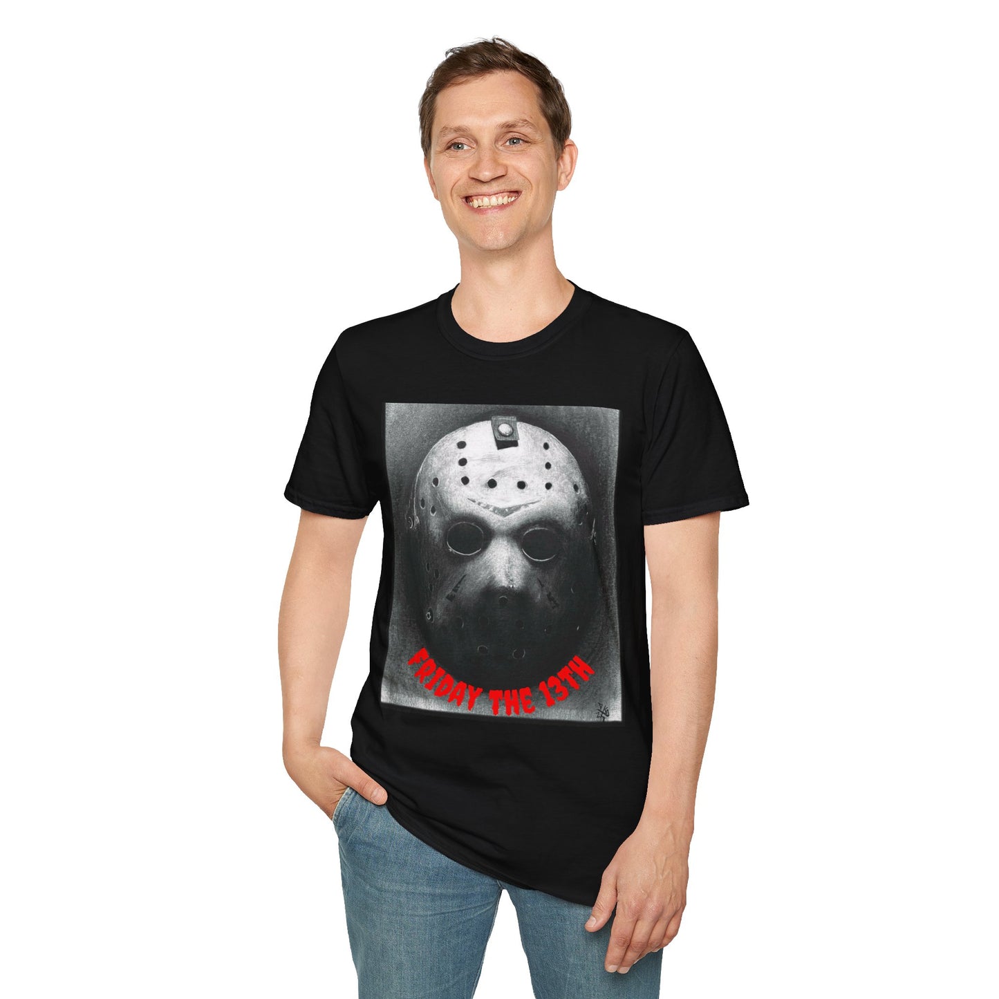 Jason Hockey Mask Horror Poster T-Shirt Goth Alternative Clothing