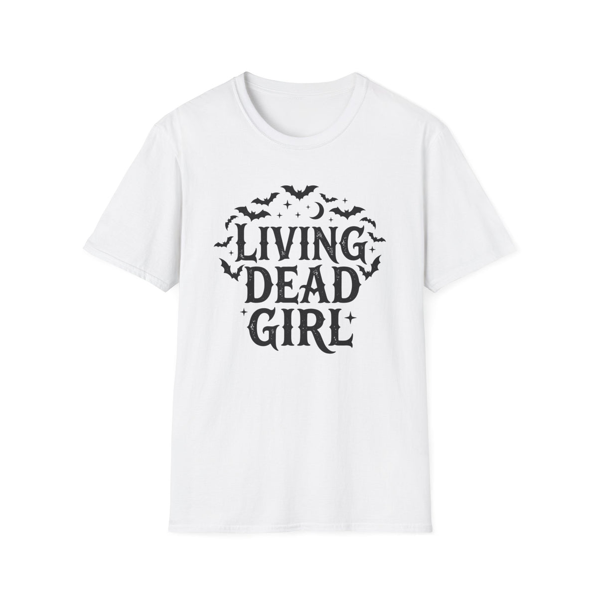 Living Dead Girl T-Shirt Gothic Halloween Bats Alternativee Goth Clothing