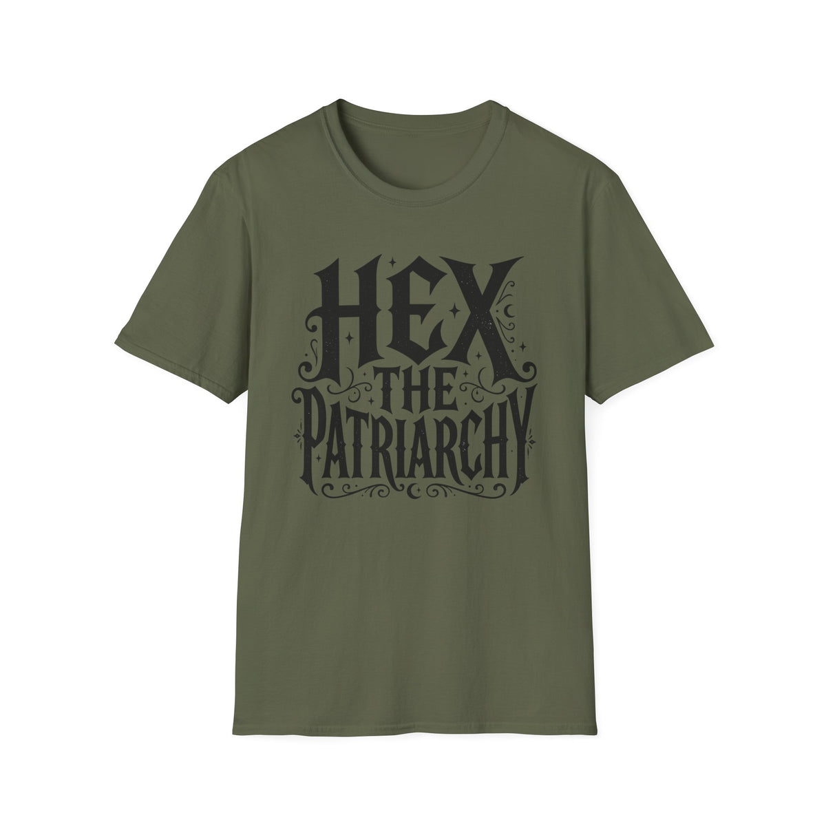 Hex the Patriarchy T-Shirt Feminist Witch Protest Shirt Tee Goth Clothing