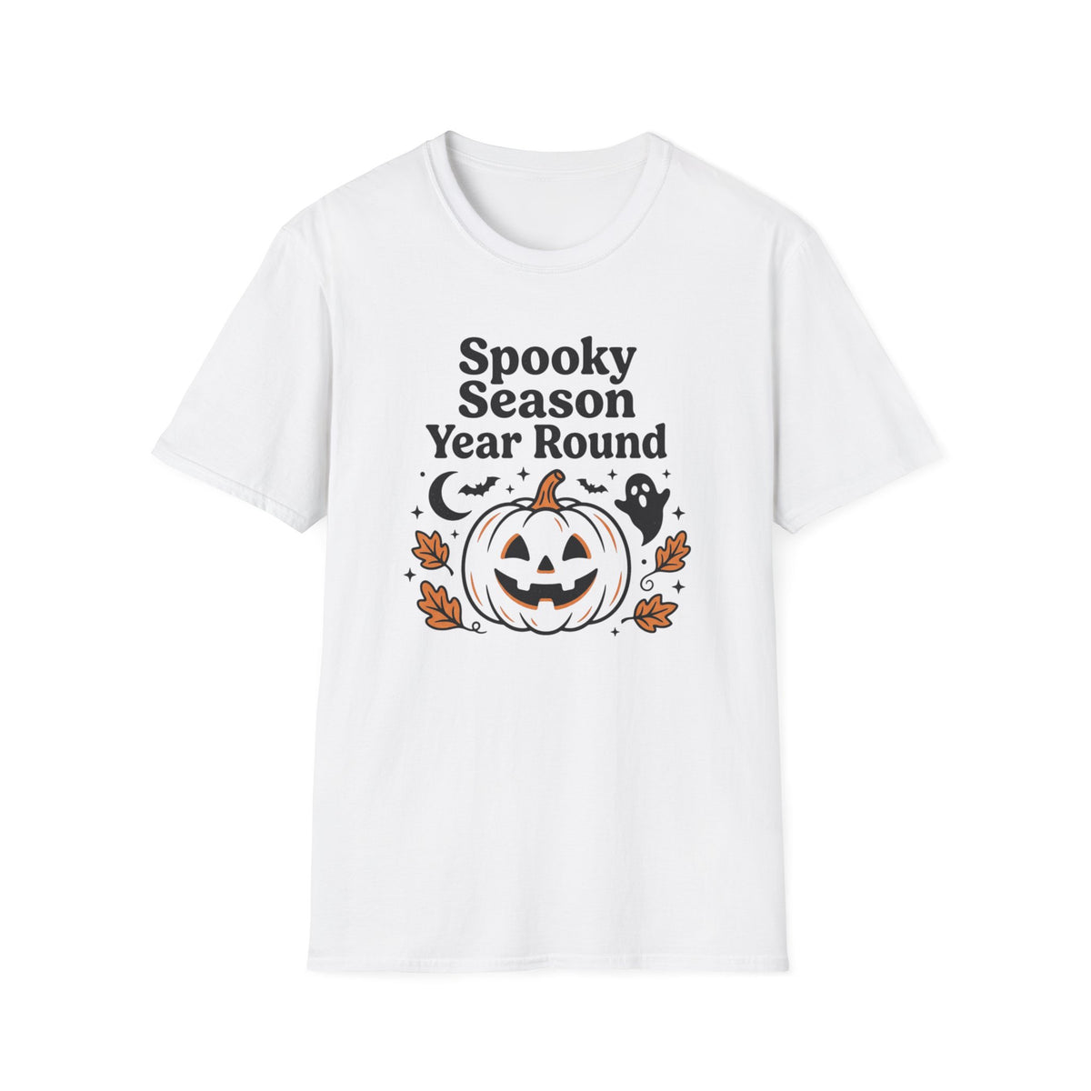 Spooky Season Year Round Pumpkin T-Shirt Halloween Fall Autumn Clothing