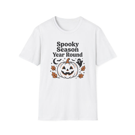 Spooky Season Year Round Pumpkin T-Shirt Halloween Fall Autumn Clothing