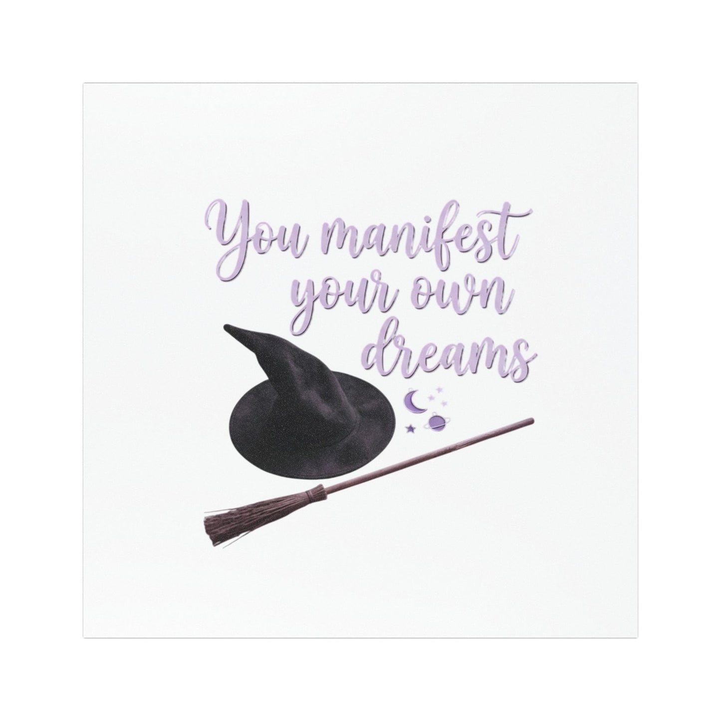 You Manifest Your Own Dreams Car Magnet | Witchy Magic Good Vibes