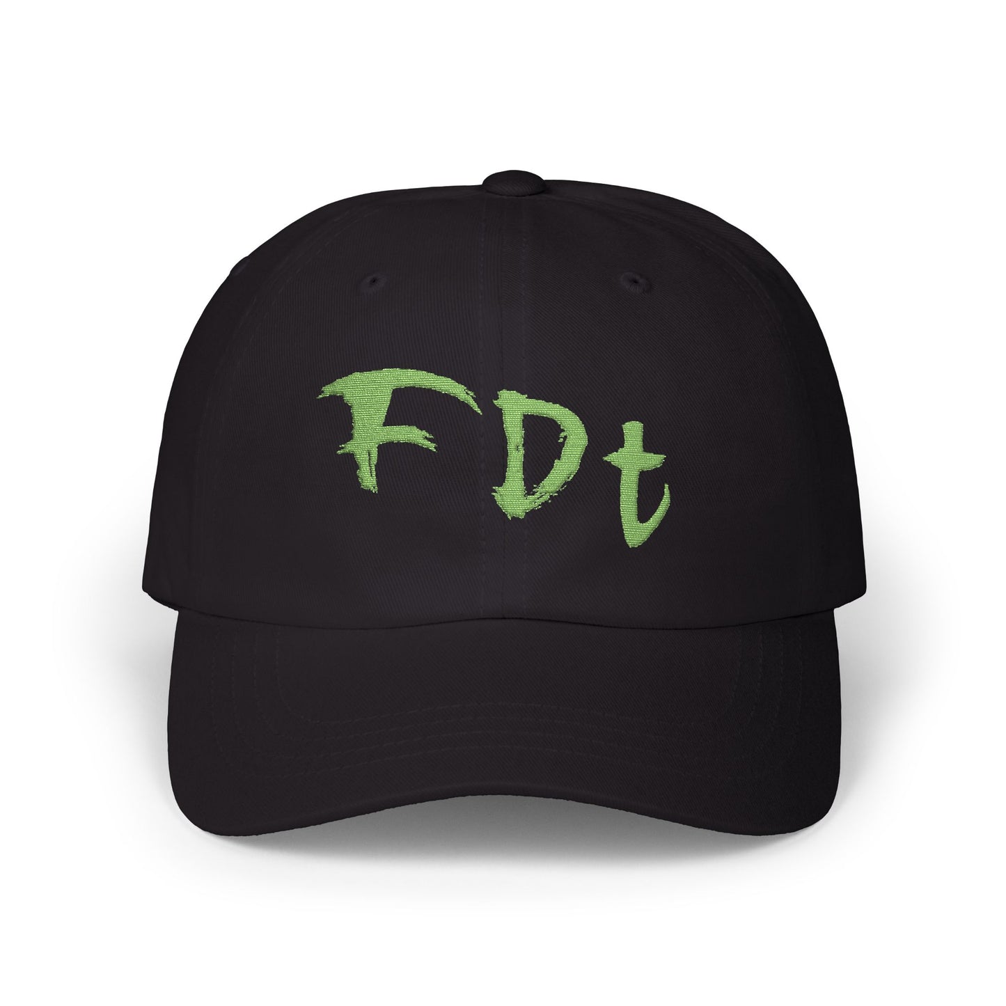 Embroidered 'FDT' F*ck Trump Dad Hat Baseball Cap Black Anti MAGA