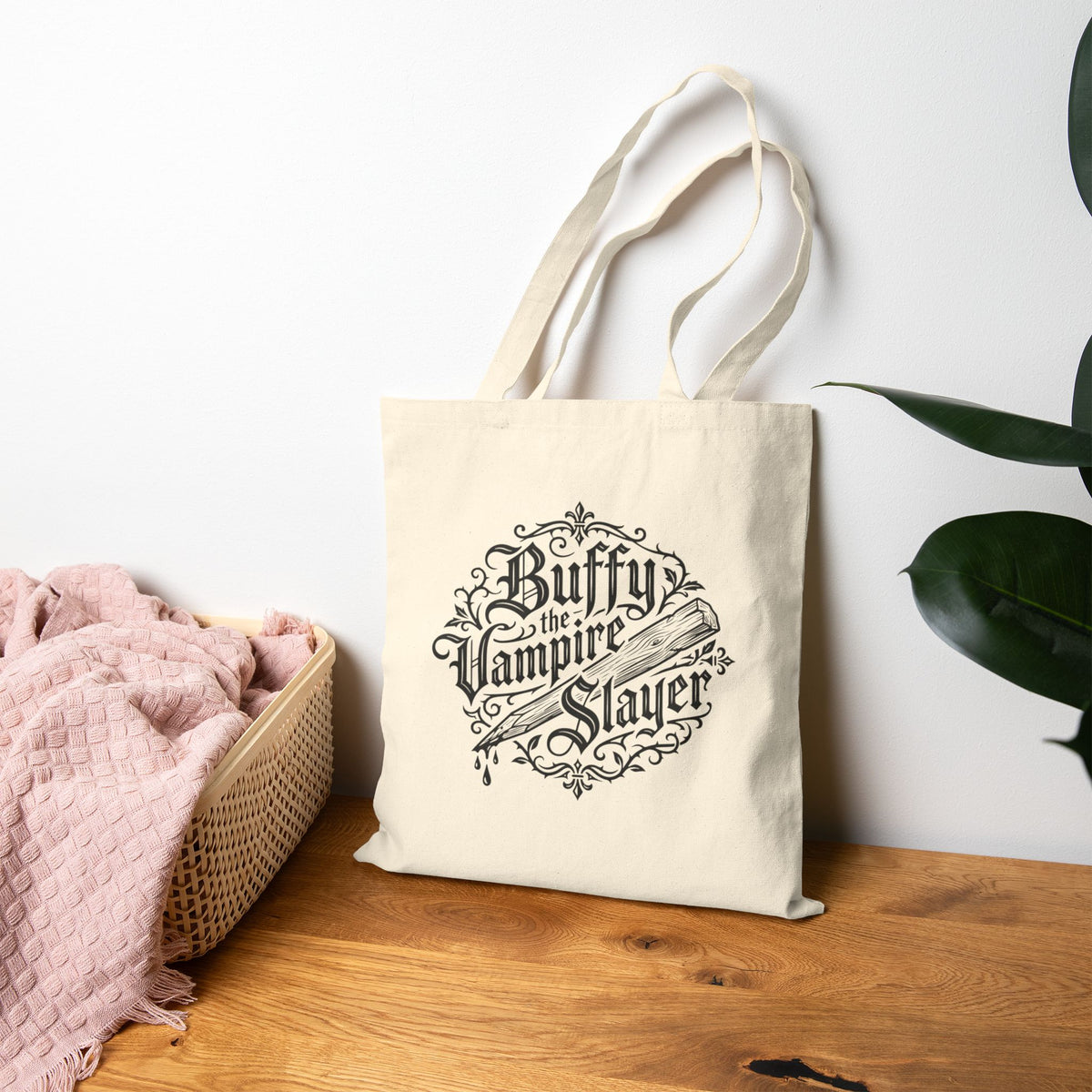 Buffy the Vampire Slayer Tote Bag Horror Halloween Goth