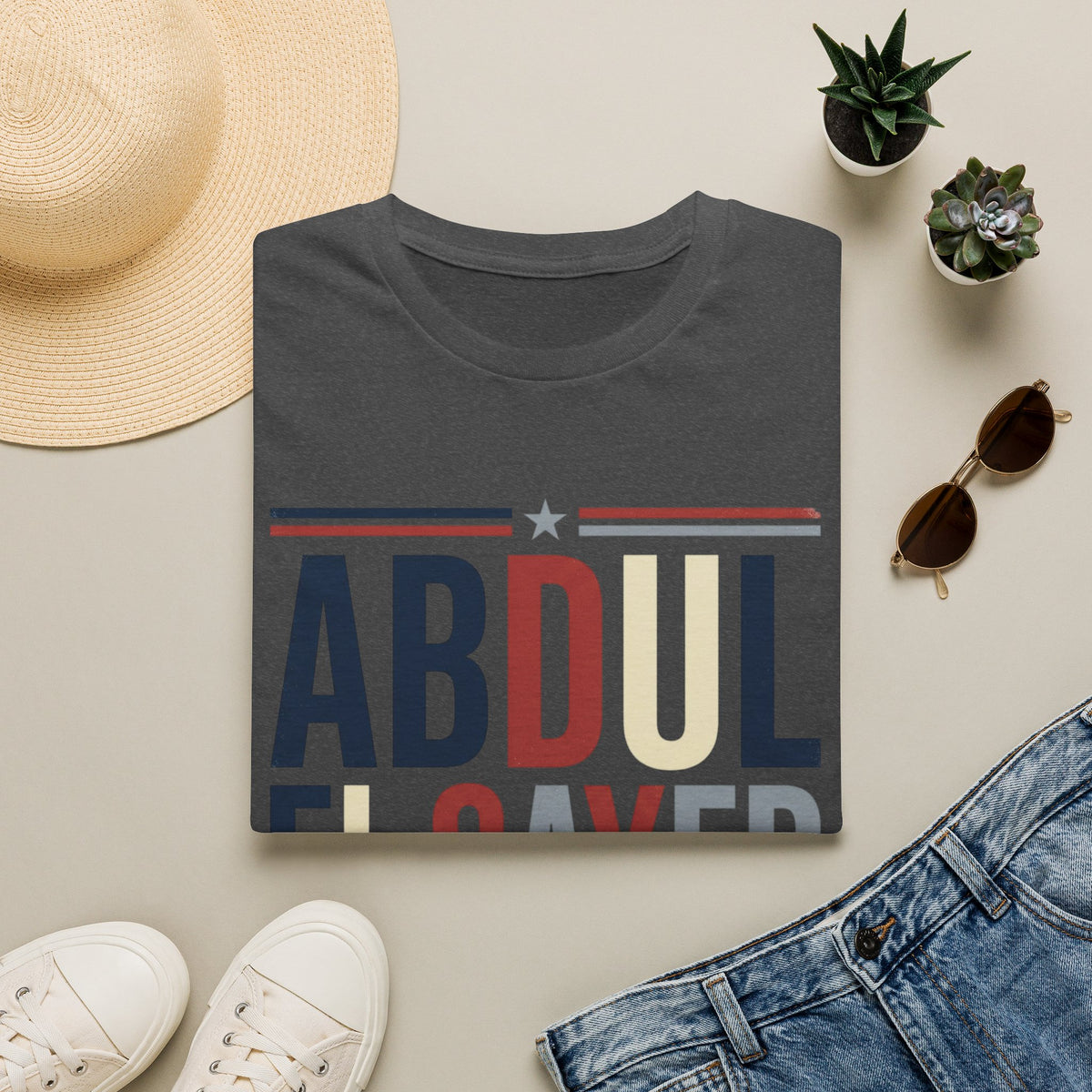 Abdul El-Sayed US Senate 2026 T-Shirt Political Campaign Tee Democratic Michigan