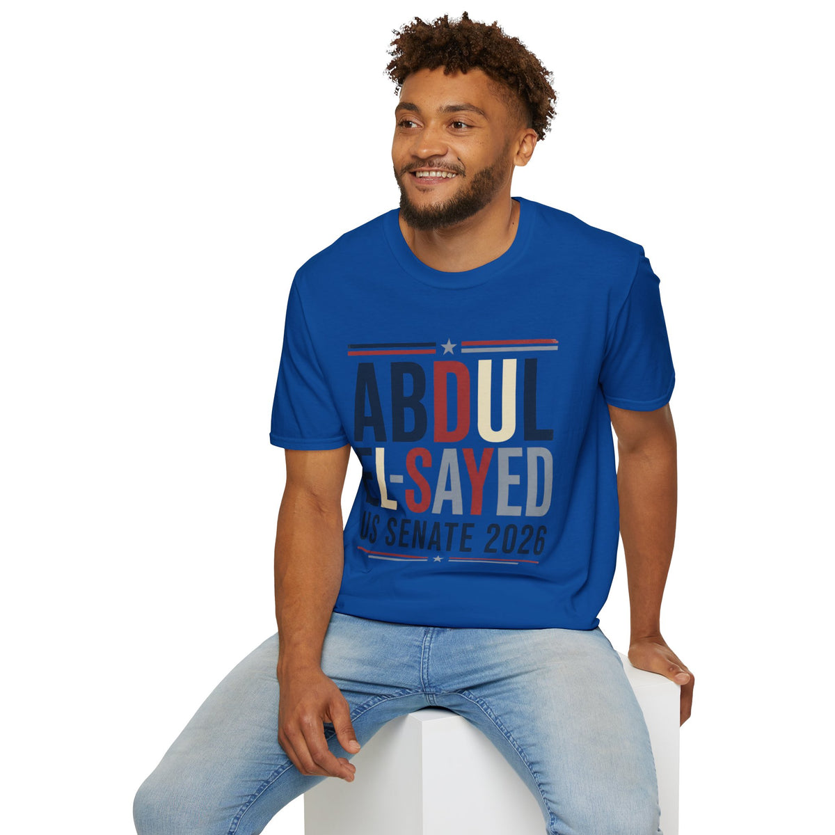 Abdul El-Sayed US Senate 2026 T-Shirt Political Campaign Tee Democratic Michigan