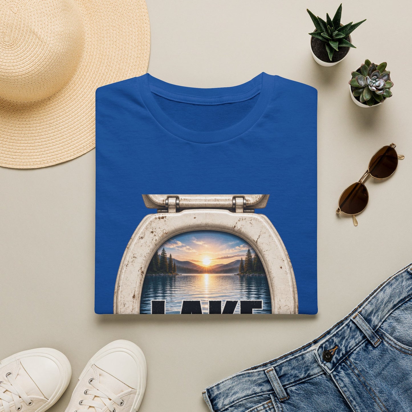 Lake Trump T-Shirt Toilet Lake Ontario OG Anti Maga Clothing