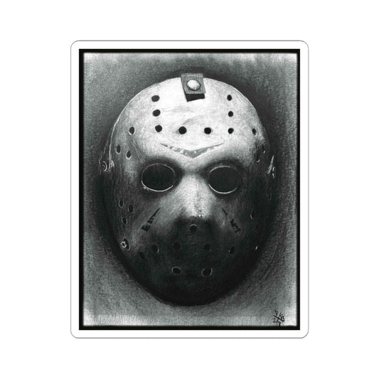 Jason Friday Hockey Mask Sticker Decal Horror Halloween Original Art