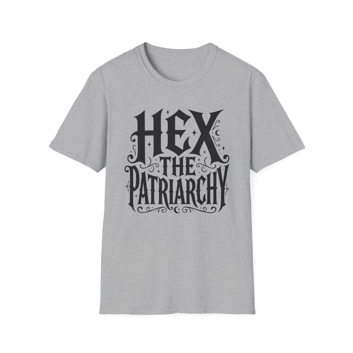 Hex the Patriarchy T-Shirt Feminist Witch Protest Shirt Tee Goth Clothing