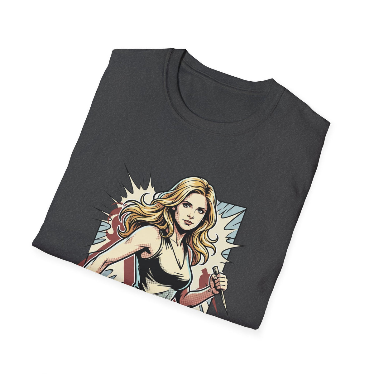 Buffy the Vampire Slayer Comic Style T-Shirt — “Be brave. Live. For me.” Horror