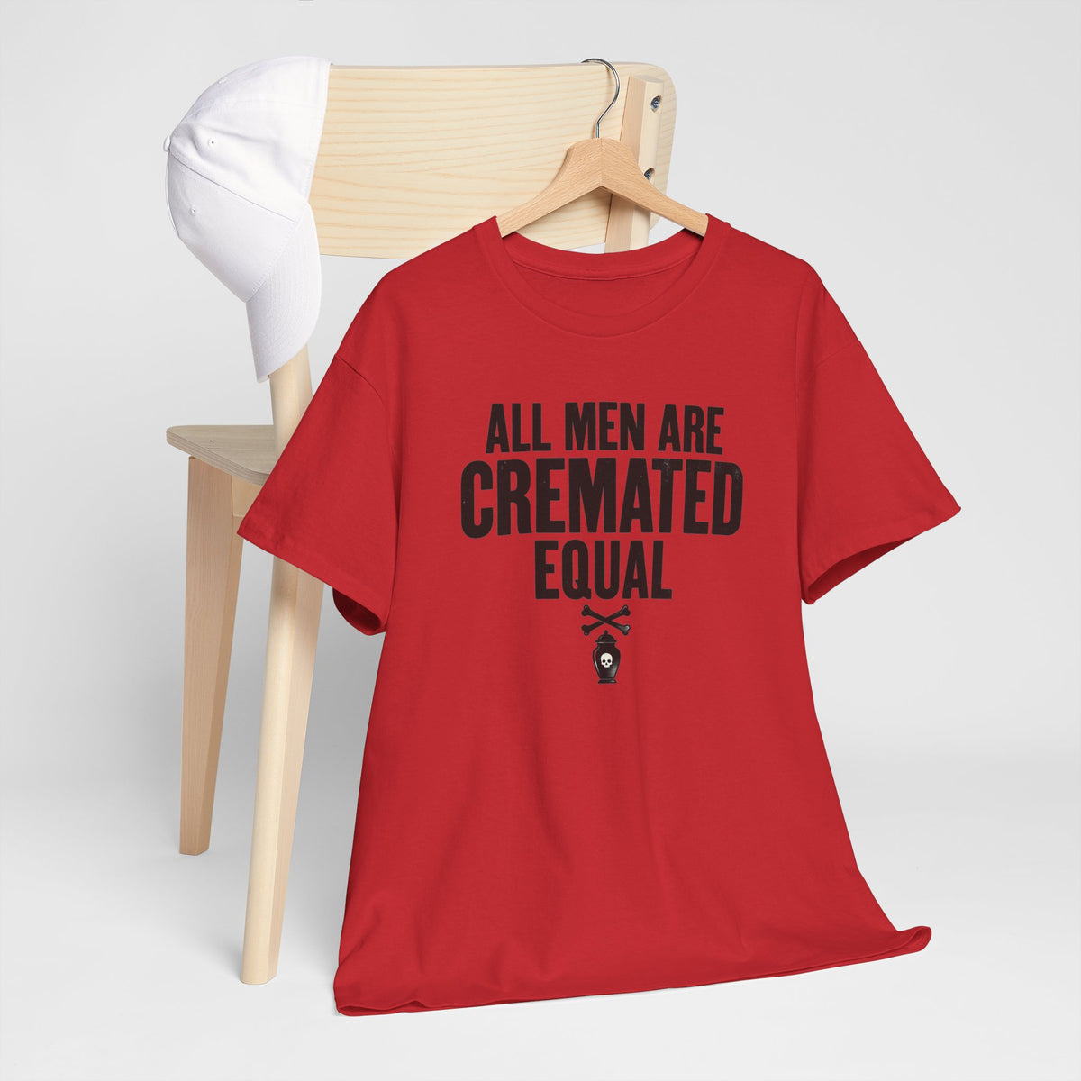 All Men Are Cremated Equal T-Shirt Mortuary Funny Tee Goth