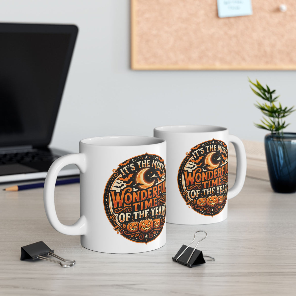Halloween Most Wonderful Time of the Year Mug Spooky Coffee Cup Horror