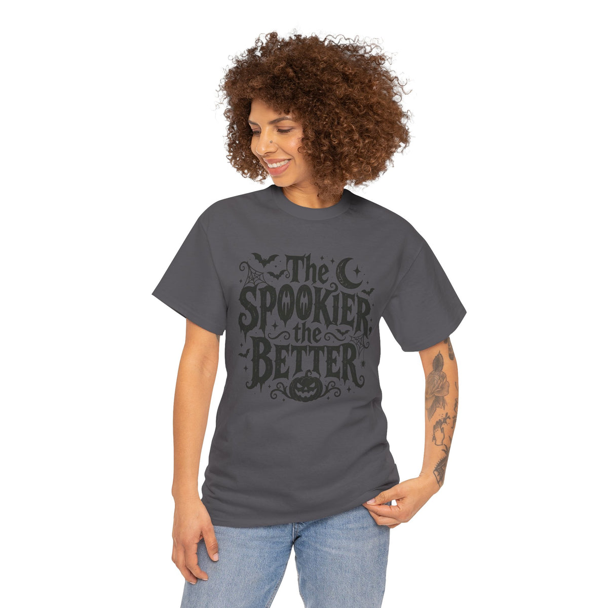 The Spookier the Better Halloween T-Shirt Goth Horror Tee