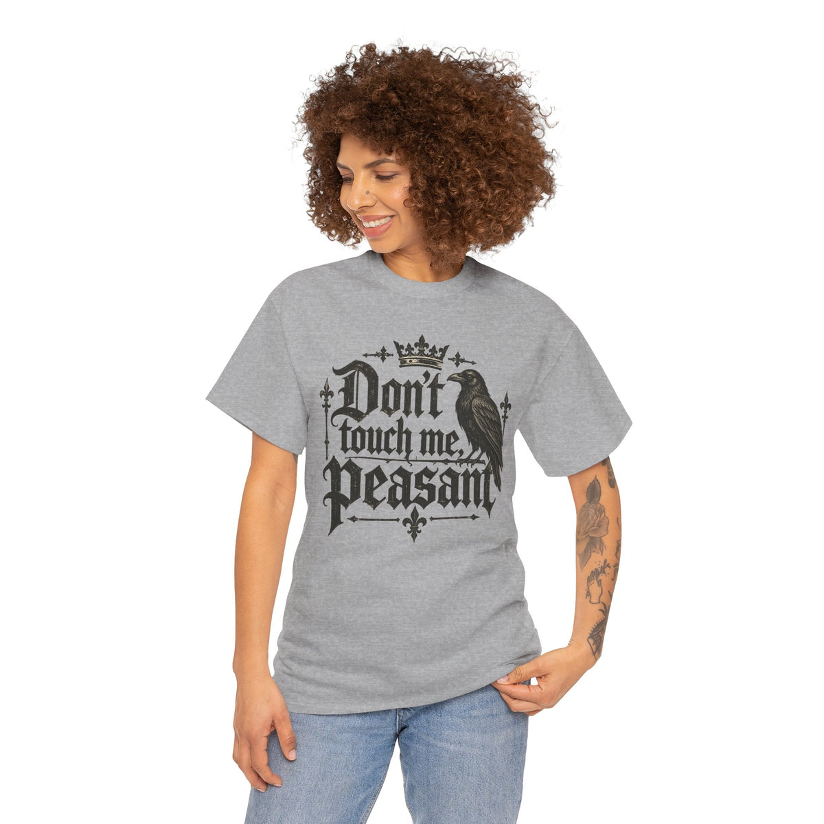Don't Touch Me Peasant Gothic T Shirt Funny Goth Tee Alternative