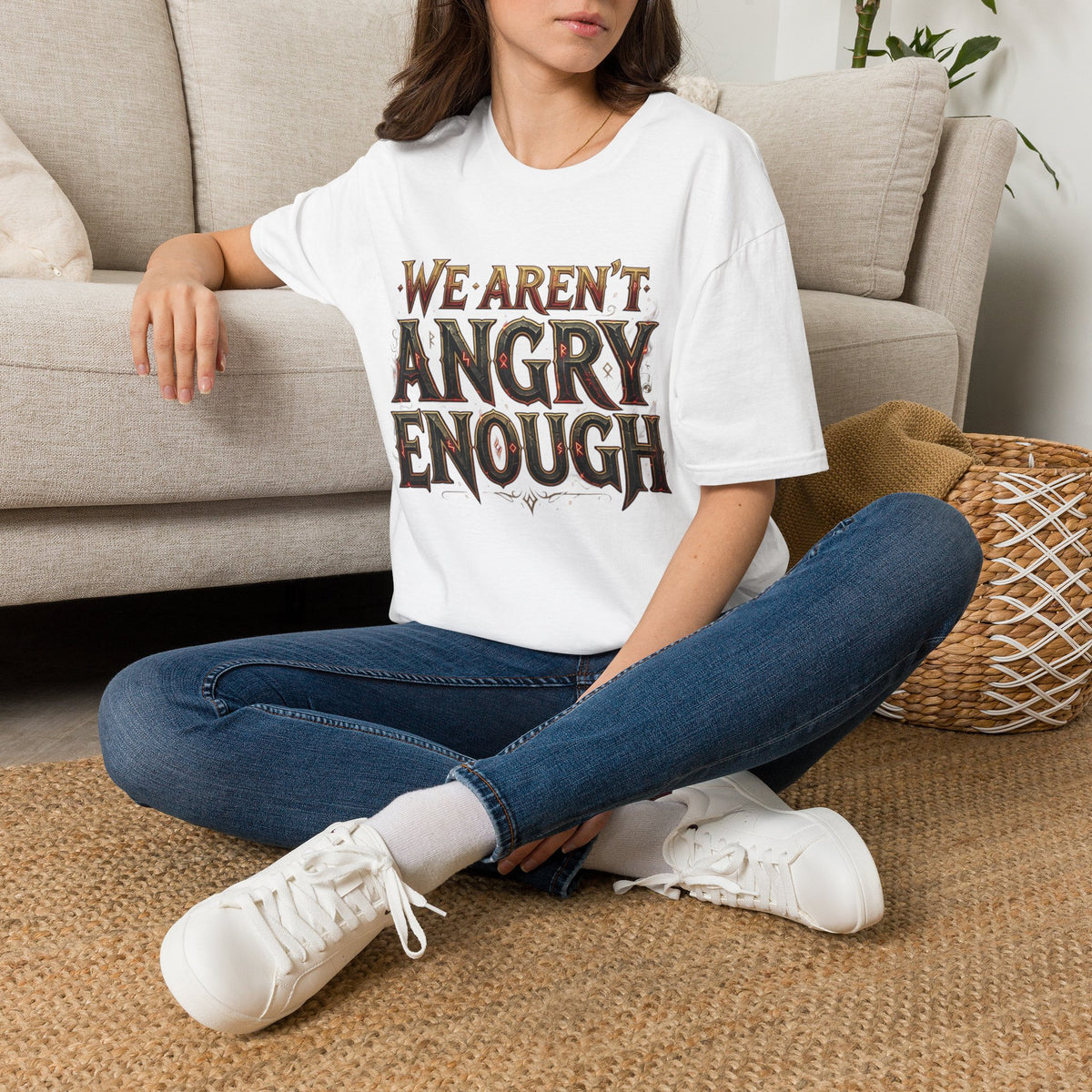We Aren't Angry Enough T-Shirt Gothic Statement Tee Alternative Clothing