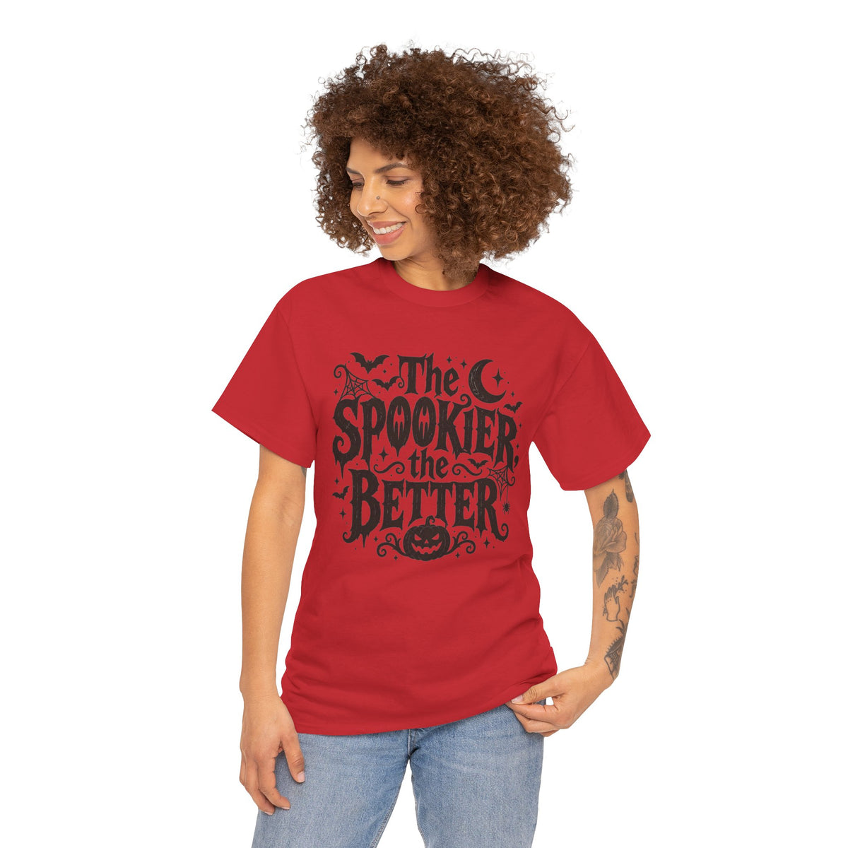 The Spookier the Better Halloween T-Shirt Goth Horror Tee