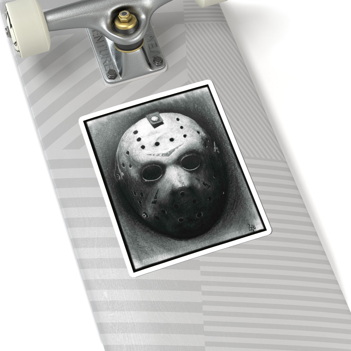 Jason Friday Hockey Mask Sticker Decal Horror Halloween Original Art