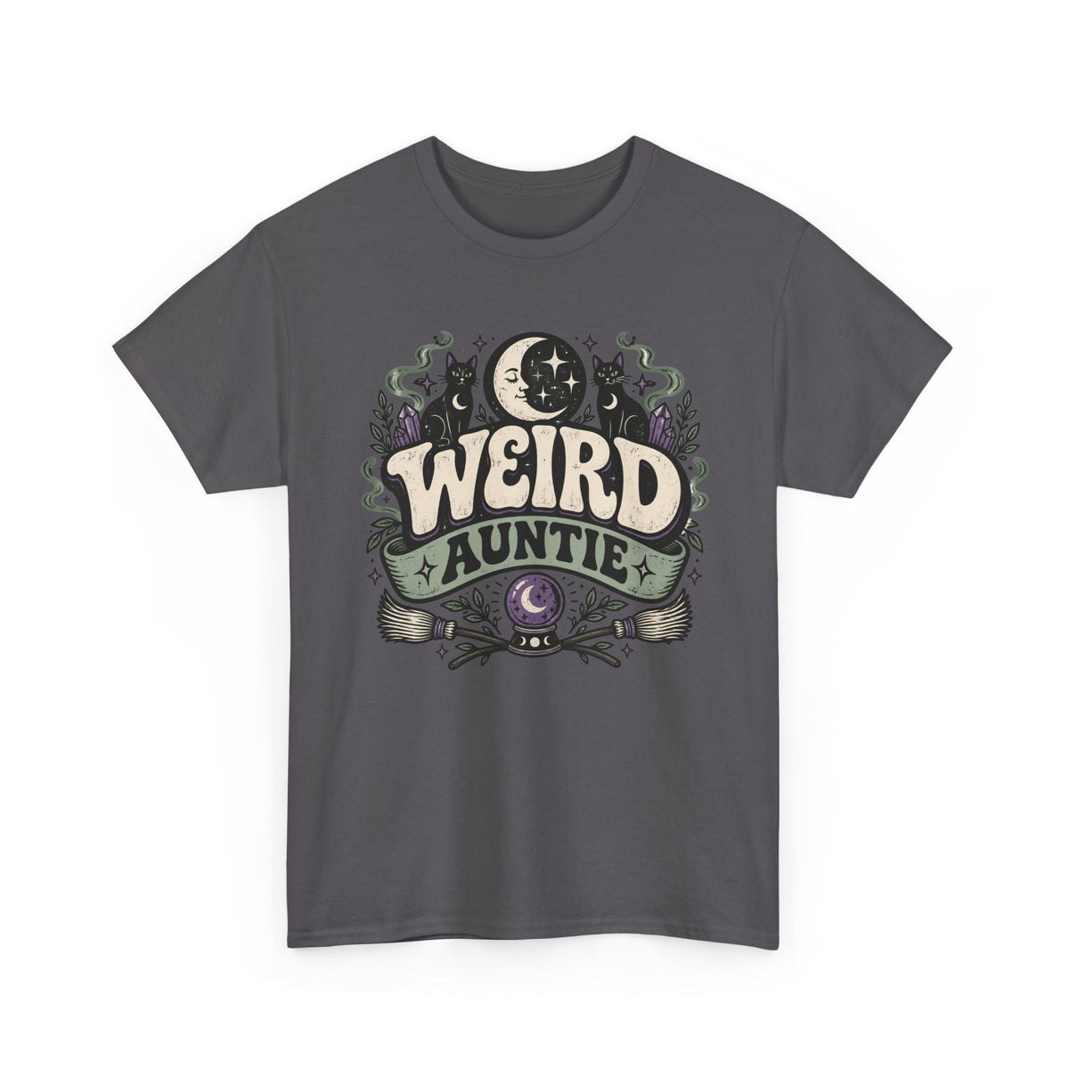 Weird Auntie Occult Graphic T-Shirt Witchy Goth Alternative Clothing