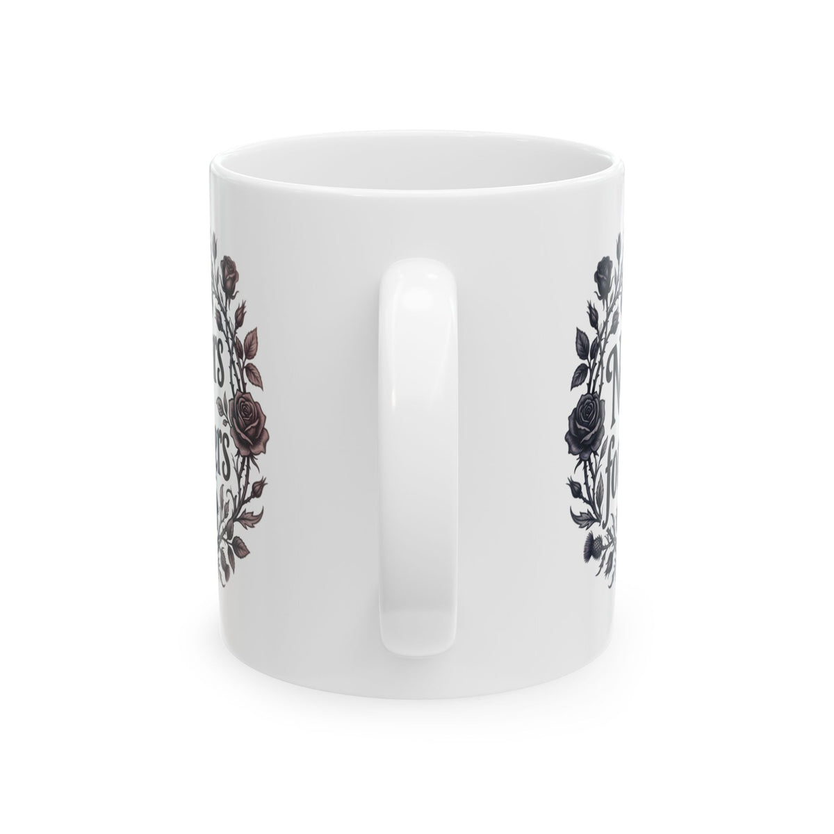 No Favors for Fuckers Mug Goth Rose Home Decor Coffee Cup