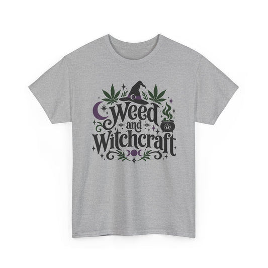 Weed and Witchcraft Graphic T-Shirt Witch Goth Tee Alternative Clothing