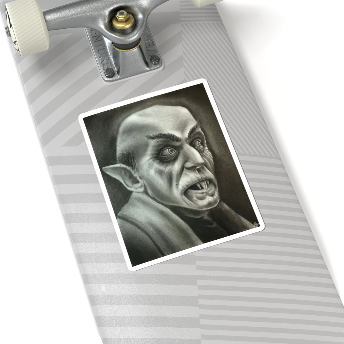 Nosferatu Vampire Portrait Sticker Original Artwork Horror Halloween
