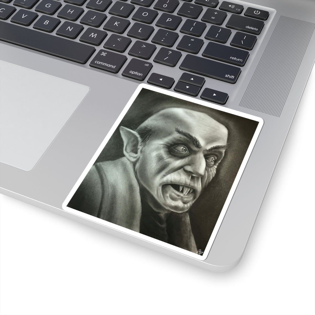 Nosferatu Vampire Portrait Sticker Original Artwork Horror Halloween