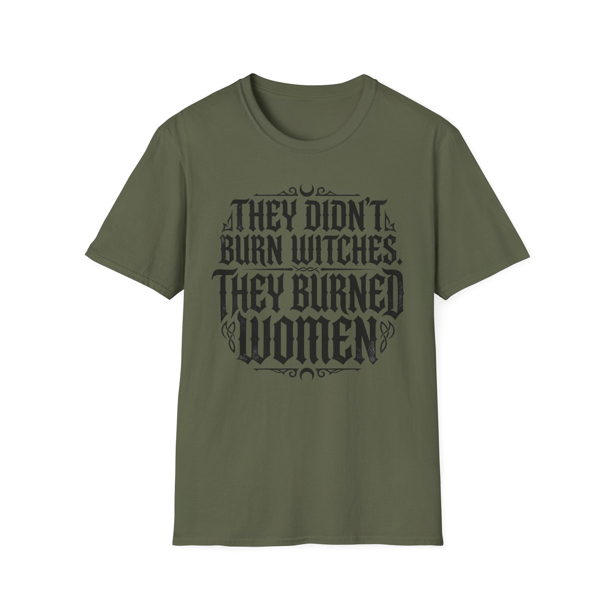 They Didn't Burn Witches They Burned Women T Shirt Feminist Clothing Goth Tee