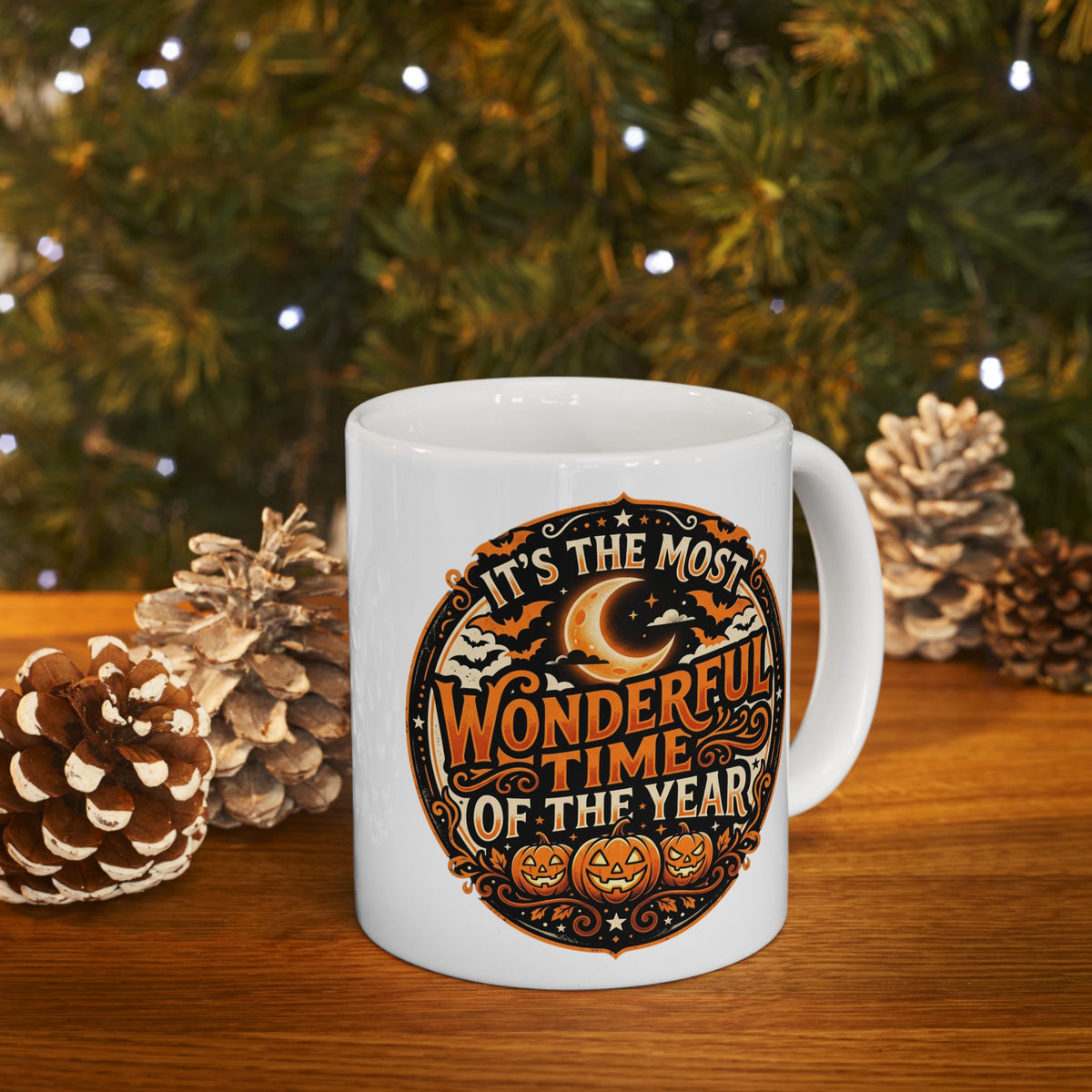 Halloween Most Wonderful Time of the Year Mug Spooky Coffee Cup Horror