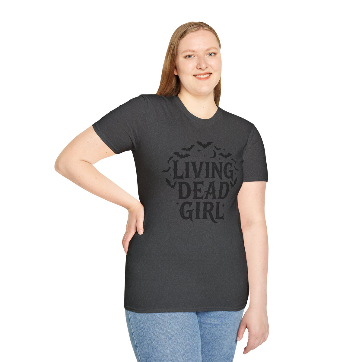 Living Dead Girl T-Shirt Gothic Halloween Bats Alternativee Goth Clothing