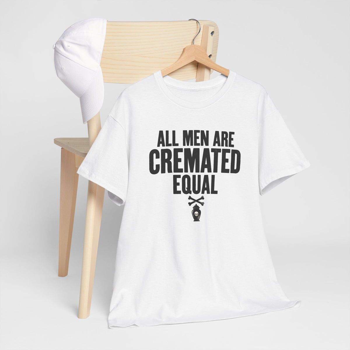 All Men Are Cremated Equal T-Shirt Mortuary Funny Tee Goth