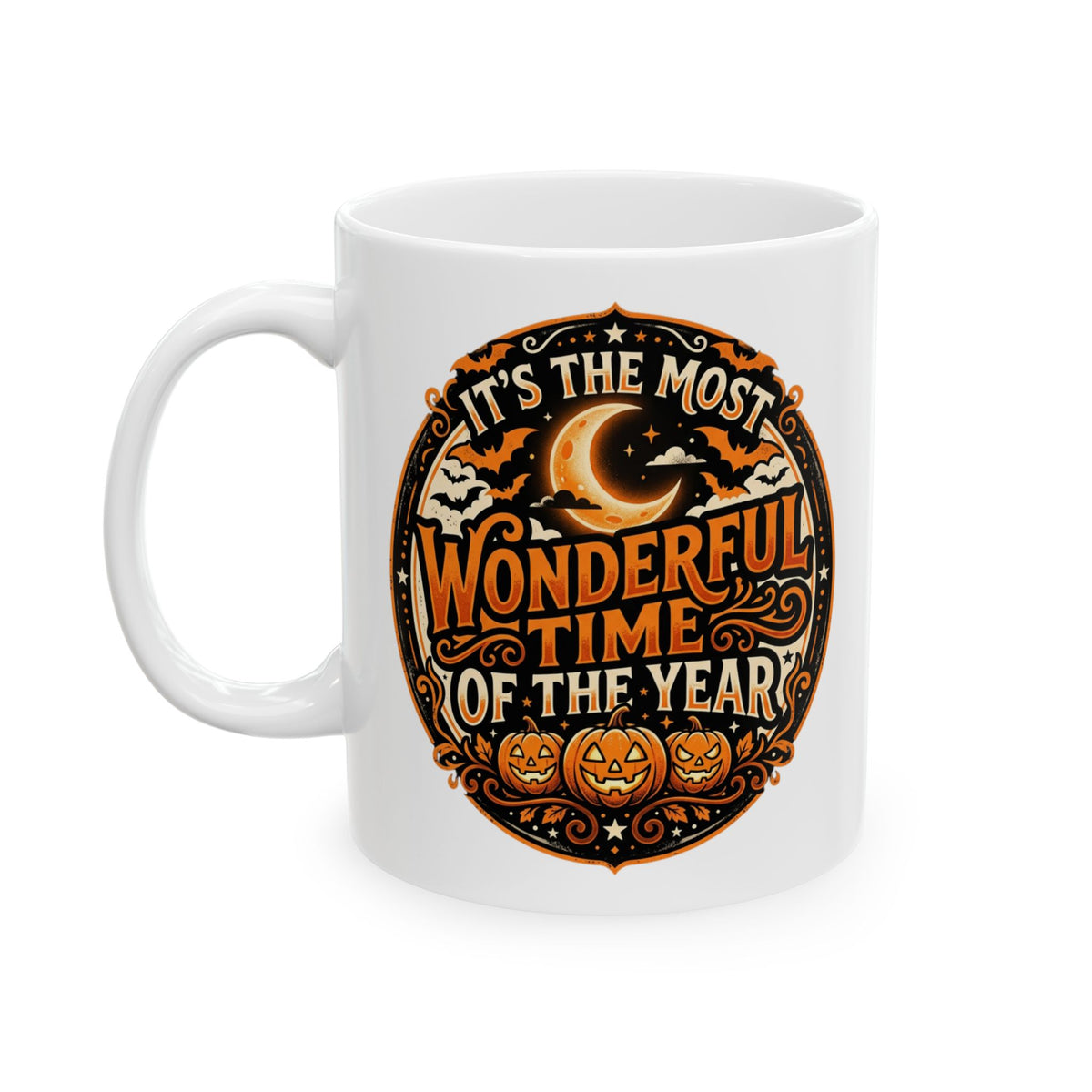 Halloween Most Wonderful Time of the Year Mug Spooky Coffee Cup Horror