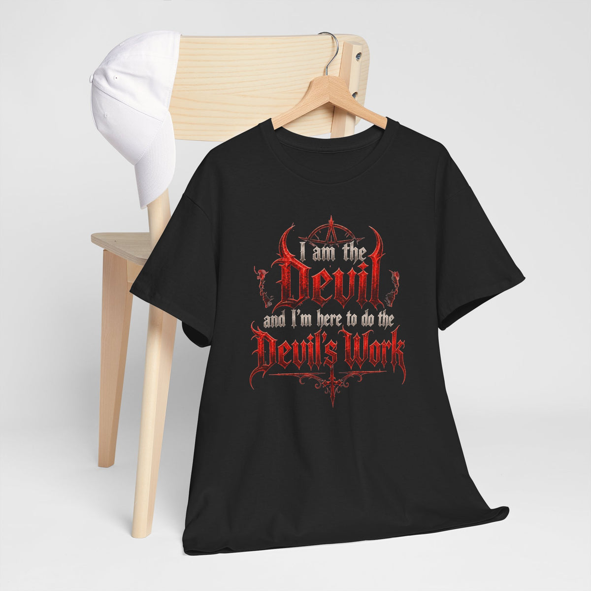 I am the Devil and I'm Here to do the Devil's Work T-Shirt Horror Devils Rejects Tee