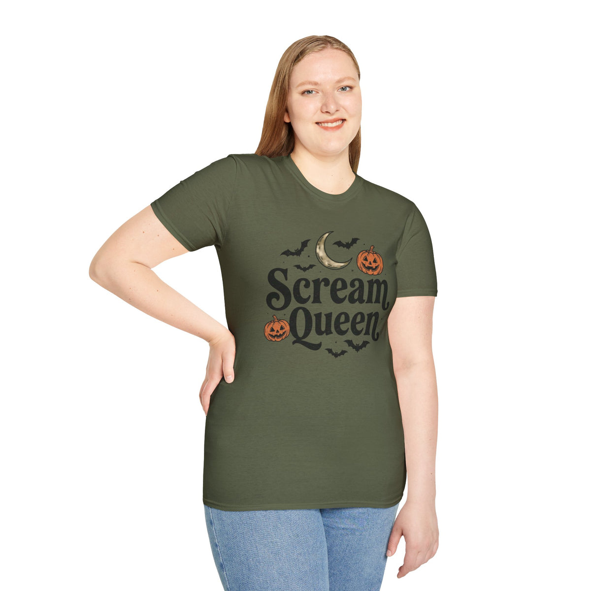 Scream Queen T-Shirt Halloween Spooky Horror Alternative Goth Clothing